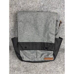 Petunia Pickle Bottom Gray Diaper Bag Backpack Tote Medium‎ Baby Boy Pockets